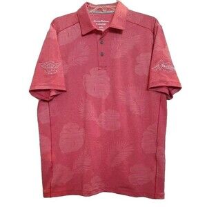 Tommy Bahama Delray Frond Ltd Edition Shane Victorino Flyin Hawaiian Polo Size M